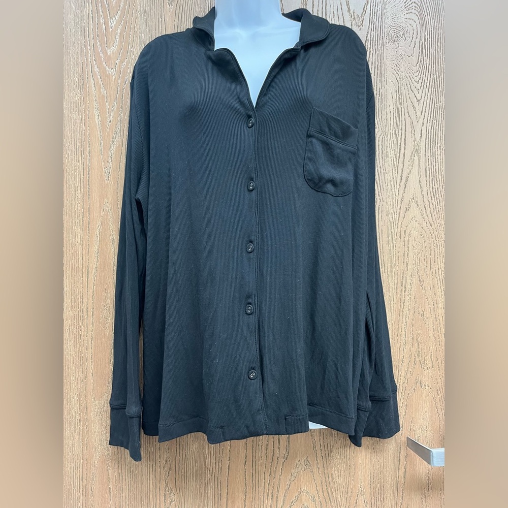 SKIMS - RIBBED SOFT LOUNGE TOP